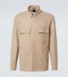 Zegna Cashmere Jacket In Neutral