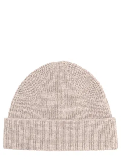 Zegna Ribbed Oasi Cashmere Beanie In Neutrals