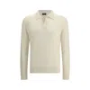 Zegna Cashmere Polo In White