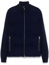 Zegna Stratos Hooded Lightweight Casual Jacket In Blue