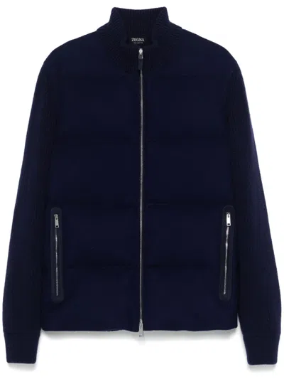 ZEGNA CASHMERE PUFFER JACKET
