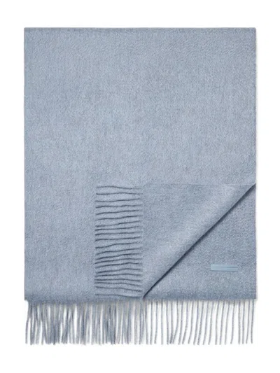 Zegna Light Blue Oasi Cashmere Scarf