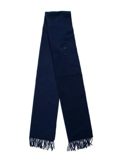 Pre-owned Zegna Cashmere Scarf In Blue
