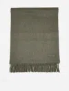 Zegna Cashmere Scarf In Medium Green