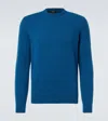 Zegna Cashmere Sweater In Blau