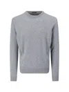 Zegna Crew-neck Wool Jumper In Gray