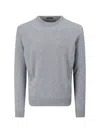 Zegna Crew-neck Wool Jumper In Gray