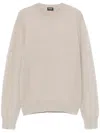 Zegna Cashmere Sweater In Neutrals