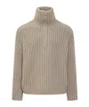 Zegna Sweater In Nude