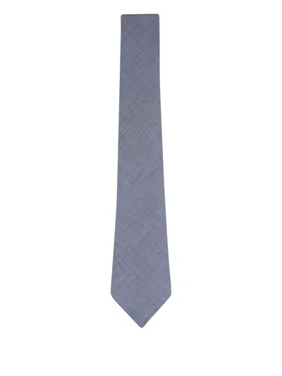 Zegna Cashmere Tie In Blue