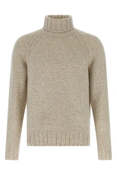 ZEGNA CASHMERE TURTLENECK SWEATER