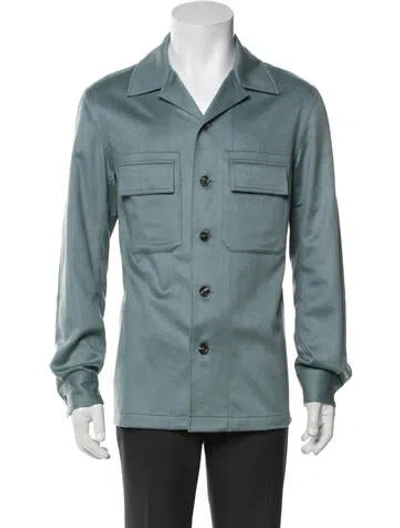 Pre-owned Zegna Cashmere Utility Jacket In Multi
