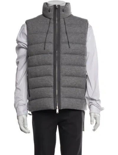 Pre-owned Zegna Cashmere Vest In Gray