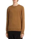 Zegna Cashseta Light Crewneck Sweater In Brown