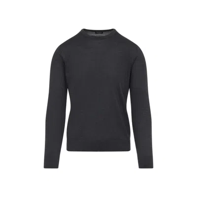 ZEGNA ZEGNA CASHSETA PULLOVER IN CASHMERE AND SILK BLEND