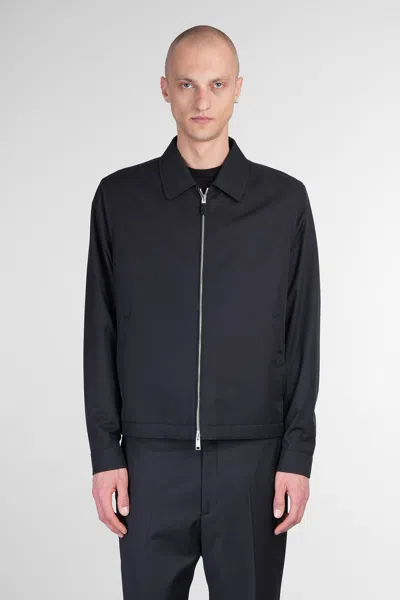 Zegna Casual Jacket In Black Polyester