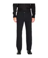 Zegna Casual Pants With Waist And Loop Straps In Black