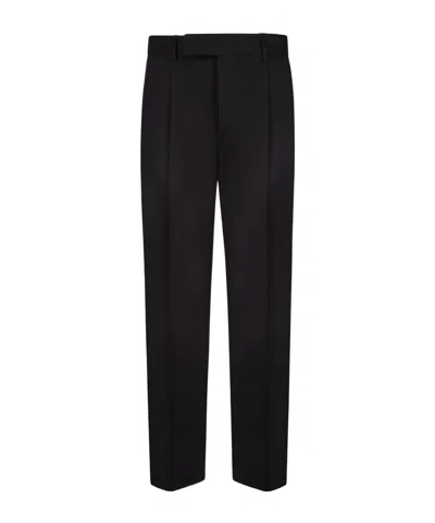 Zegna Casual Trousers With Belt Loops In Black
