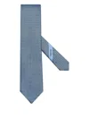 Zegna Cento Fili Silk Tie In Blue
