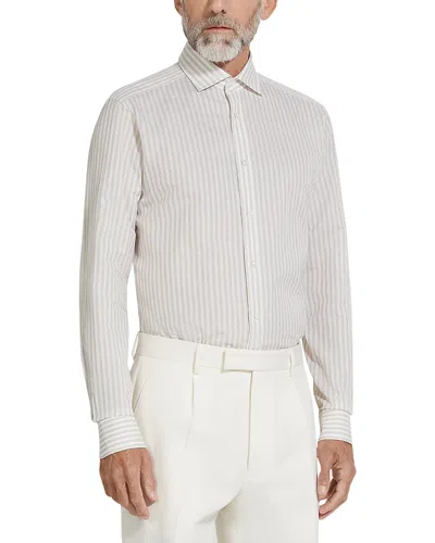 ZEGNA CENTOVENTIMILA BUTTON FRONT SHIRT