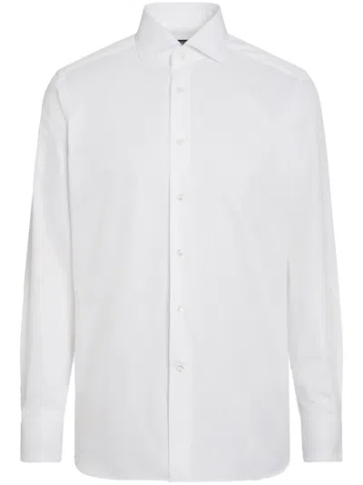 ZEGNA STRUCTURED CENTOVENTIMILA COTTON SHIRT