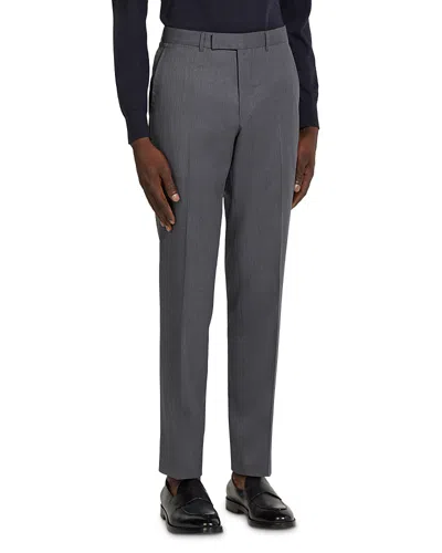Zegna Centoventimila Slim Fit Wool Pants In Grey