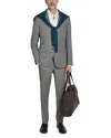 Zegna Grey Centoventimila Wool Suit In Grey