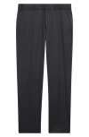 Zegna Centoventimila Wool Trousers In Gray