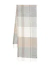Zegna Checked Fringed Scarf In Multi