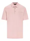 Zegna Chest-pocket Polo Shirt In Pink