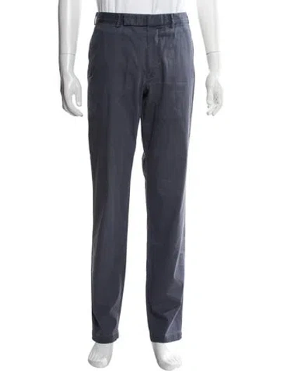 Pre-owned Zegna Chinos In Blue
