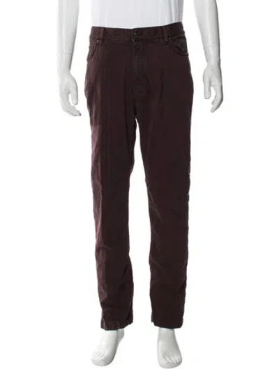 Pre-owned Zegna Chinos In Brown