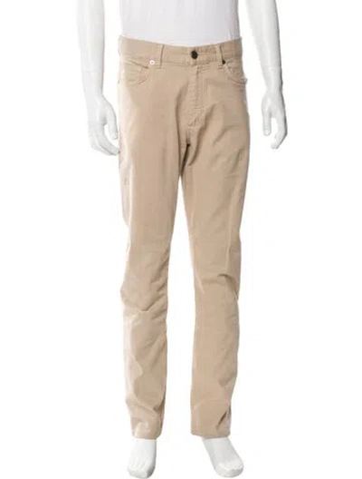 Pre-owned Zegna Chinos In Neutral