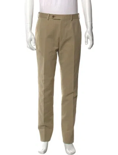 Pre-owned Zegna Chinos In Neutral
