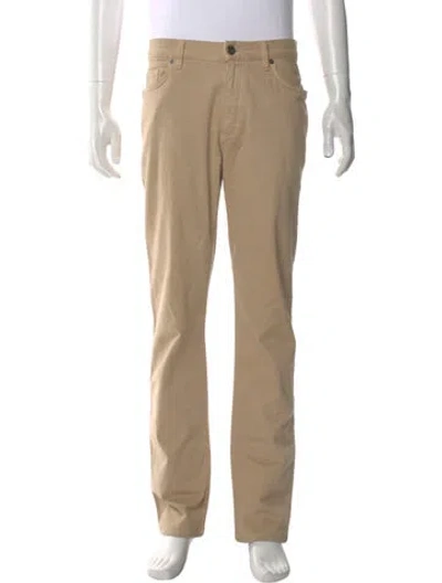 Pre-owned Zegna Chinos In Neutral