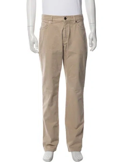Pre-owned Zegna Chinos In Neutral