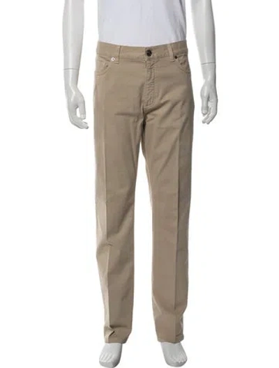 Pre-owned Zegna Chinos In Neutral