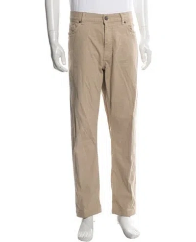 Pre-owned Zegna Chinos In Neutrals