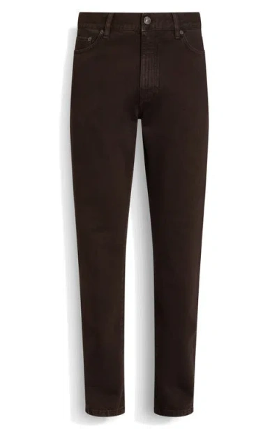 ZEGNA ZEGNA CITY FIT NONSTRETCH DENIM JEANS