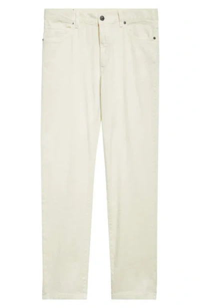 Zegna City Fit Stretch Jeans In Yellow