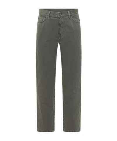 Zegna Straight Leg Five Pocket Trousers In Gray