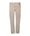 Zegna Skinny Jeans In Sand Beige