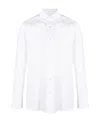 Shop Zegna Classic Buttoned Shirt In White