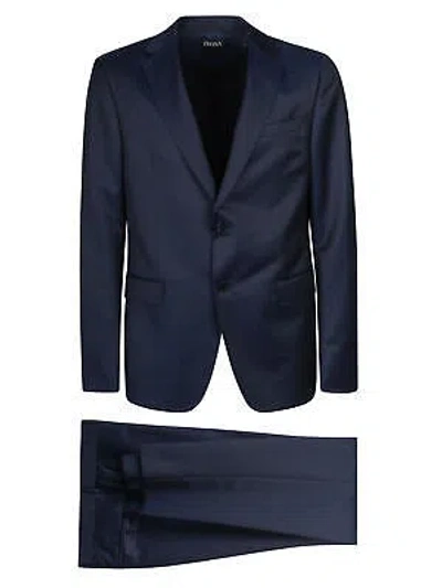 Pre-owned Zegna Classic Plain Suit 50 It
