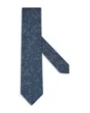 Zegna Classic Silk Tie In Light Blue