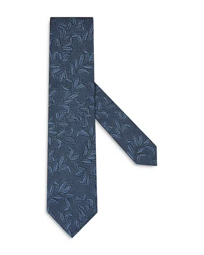 Zegna Classic Silk Tie In Light Blue