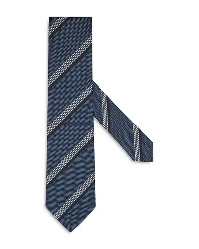 Zegna Classic Silk Tie In Light Blue