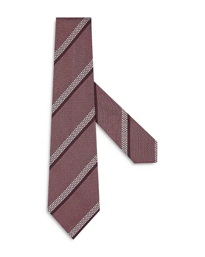 Zegna Classic Silk Tie In Pink
