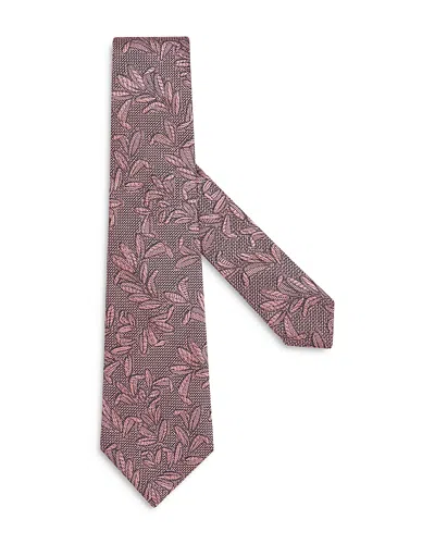 Zegna Classic Silk Tie In Pink