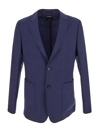 Zegna Classic Suit In Blue